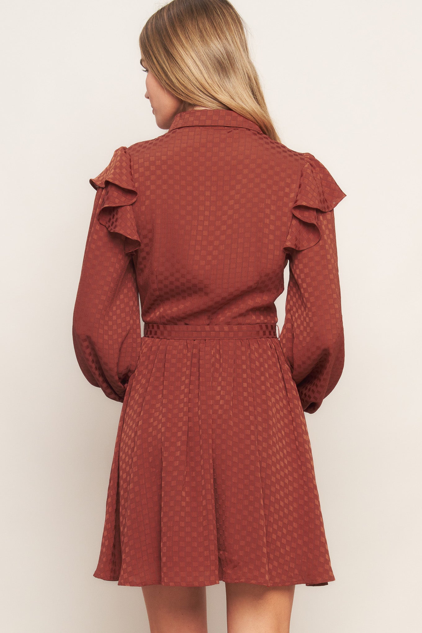 CALL IT LOVE WOVEN MINI DRESS Flying Tomato